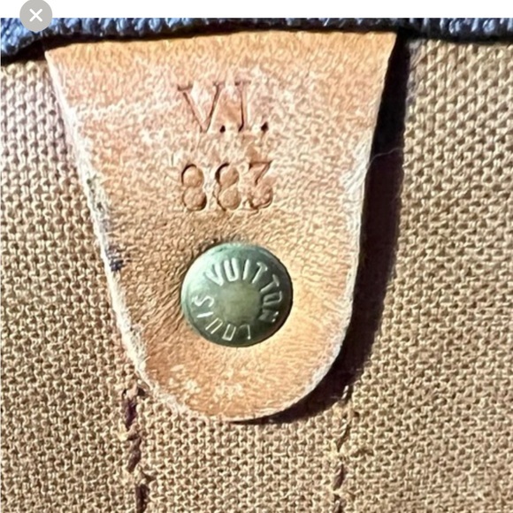 🖤 Louis Vuitton Keepall 45 authentic vintage travel duffel bag black - Picture 11 of 11